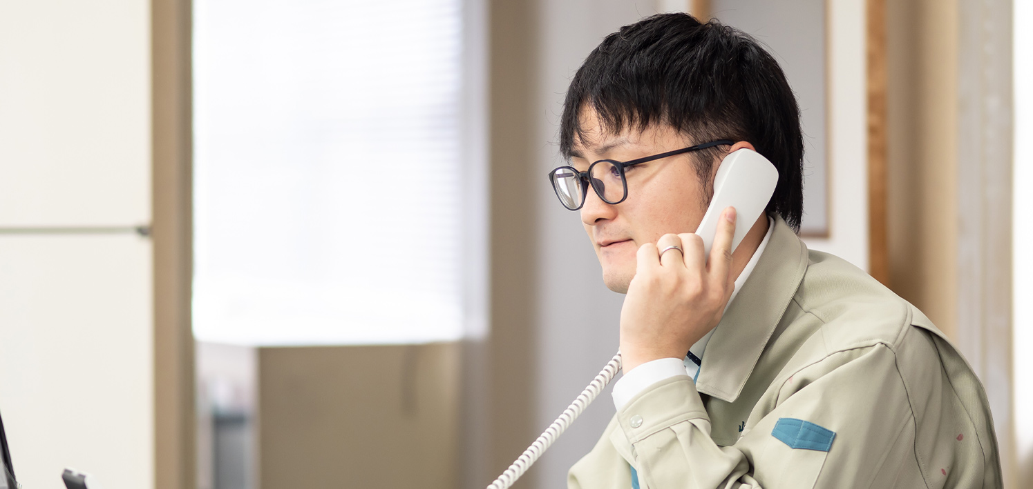 先輩社員メッセージ：呉営業所　営業部 J.Y